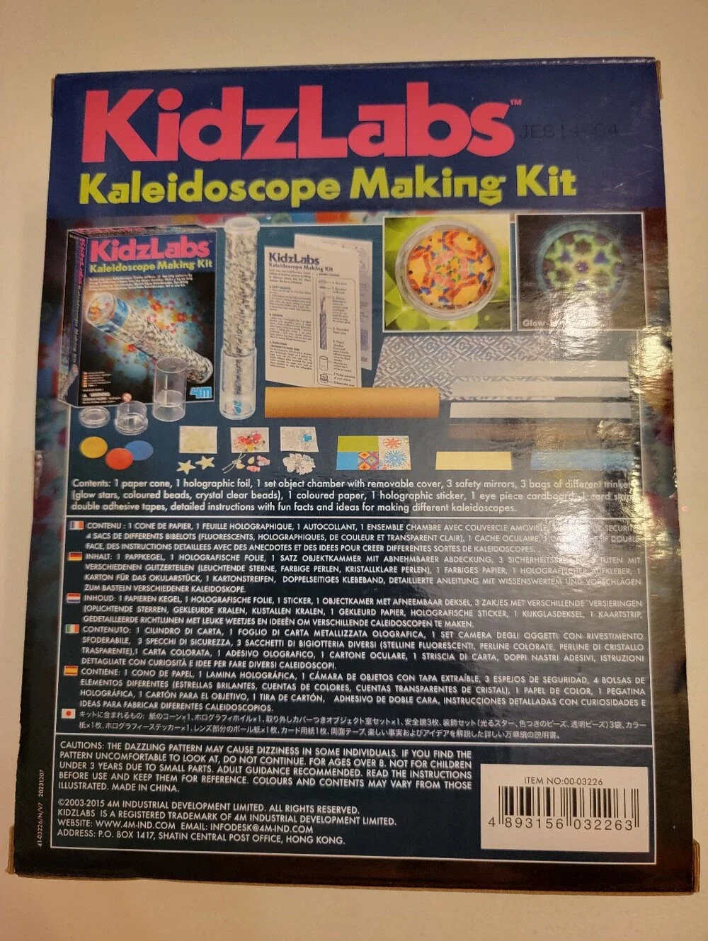 KidzLabs Kaleidoscope Making Kit